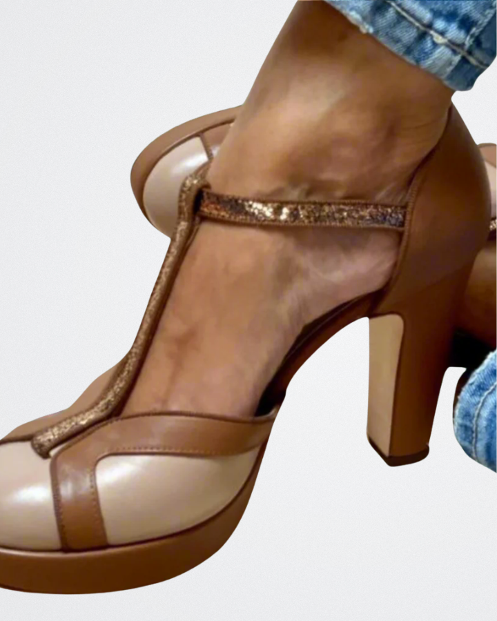 Sophia - Retro Magas sarkú cipők