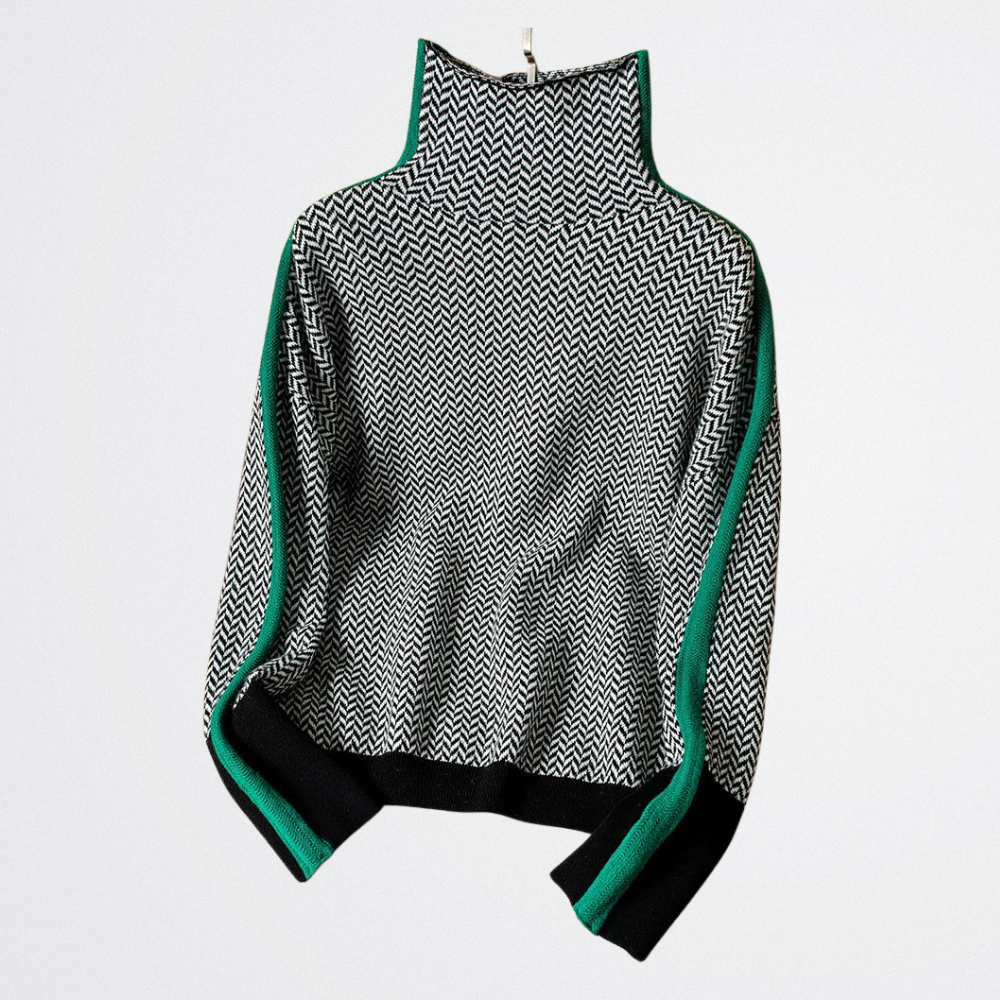 Carmeline - Strukturált kötött pulóver