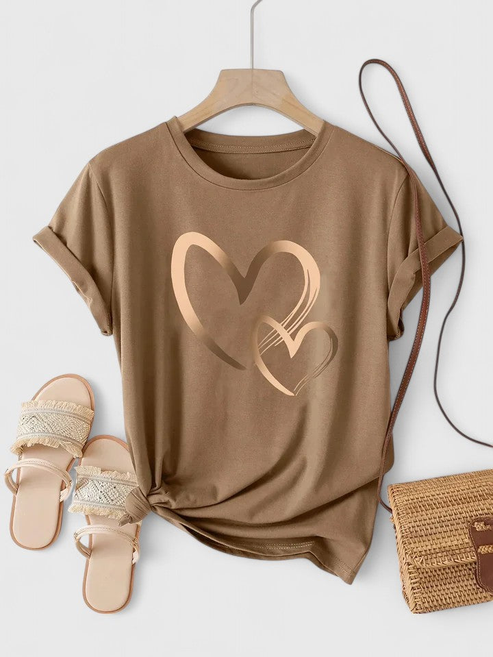 Ivanelle | Kényelmes póló rövid ujjakkal