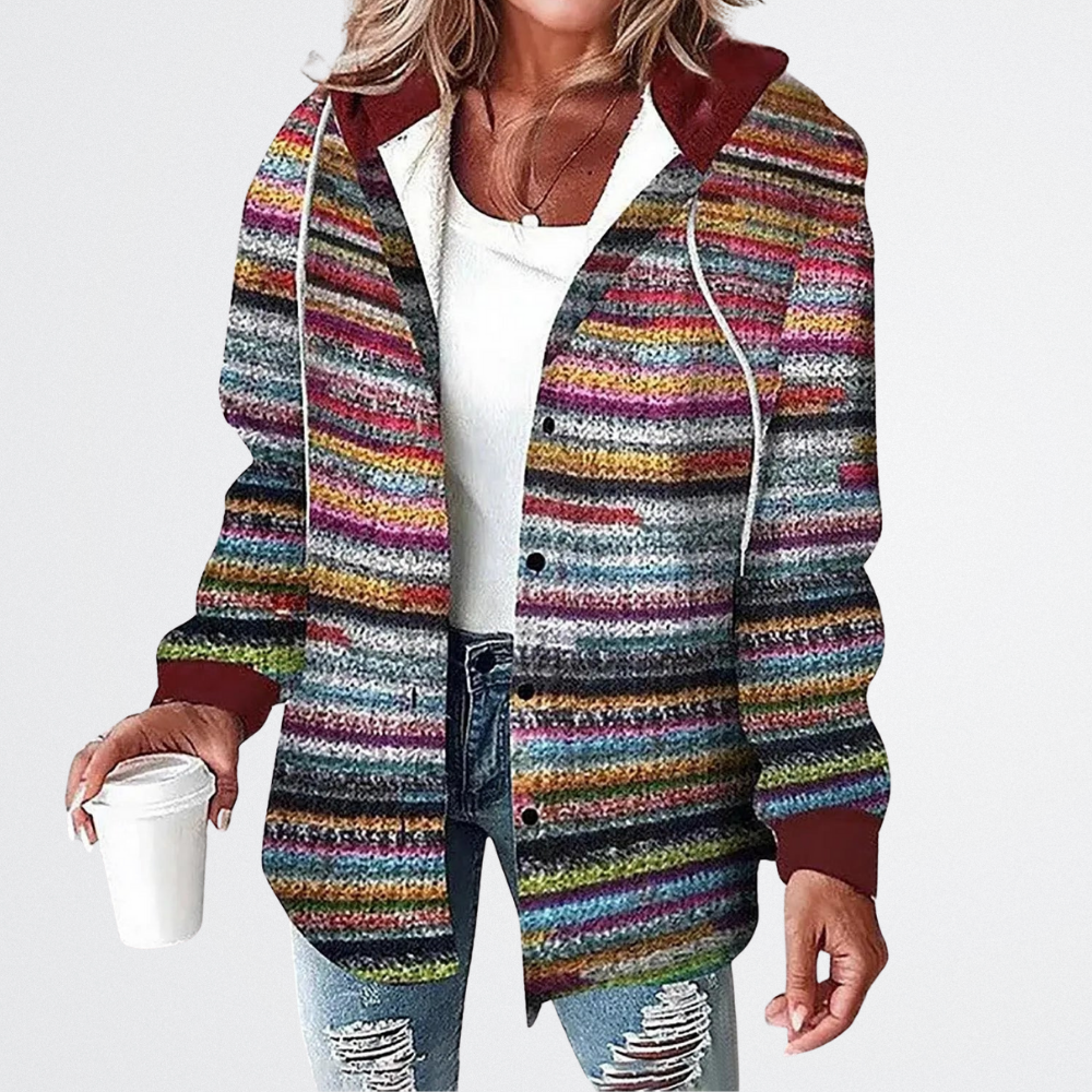 Elysia - Kényelmes Kockás Dzseki