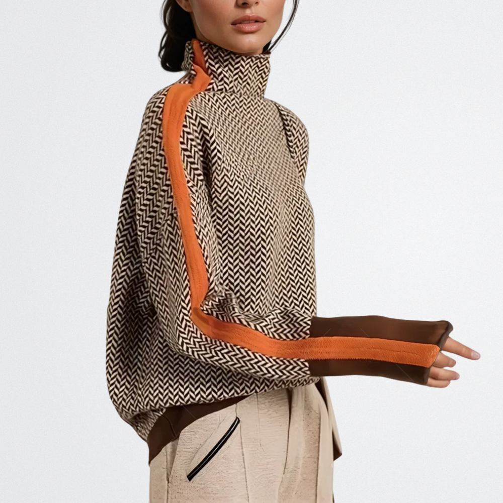 Carmeline - Strukturált kötött pulóver