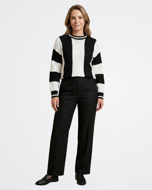 Veronica – Városi Csíkos Hármas Pulóver