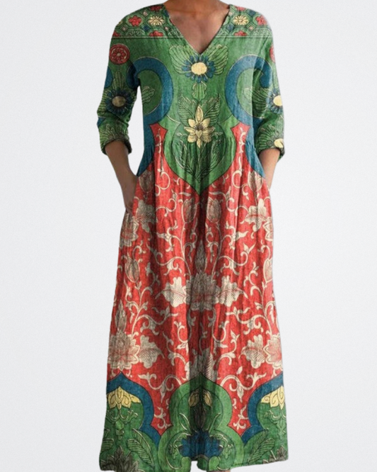 Jasmin - Vintage Falikárpit Ruha