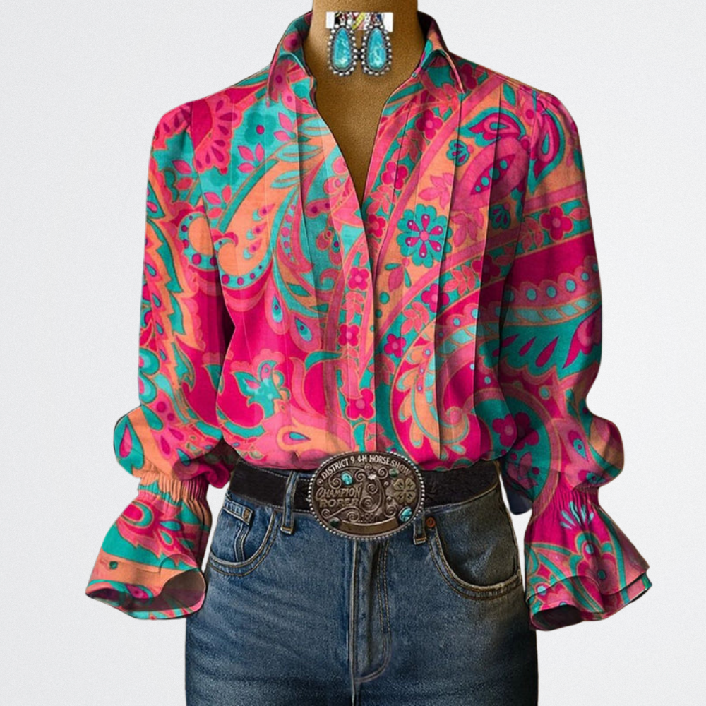 Miranda - Retró Kavarás Blúz