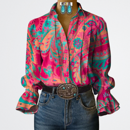 Miranda - Retró Kavarás Blúz