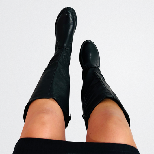 Amelia - Fekete téli csizmák