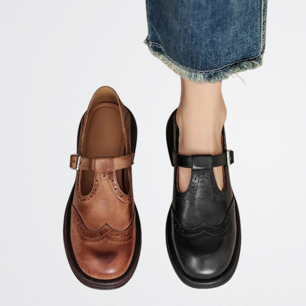 Seraya - Retro Brogue Mary Jane