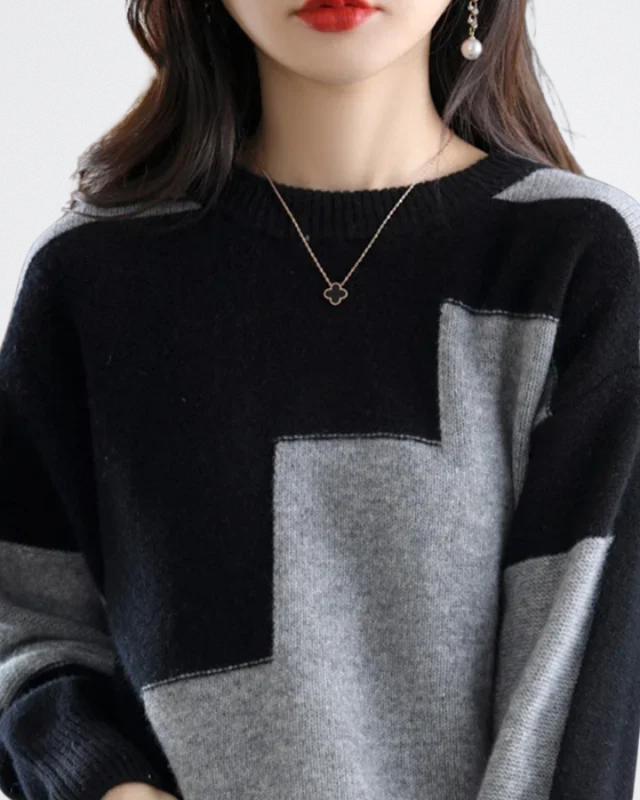 Elyse - Városi Kötött Pulóver