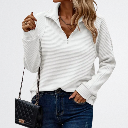 Florenza - Puha Fél-Zipp Pulóver