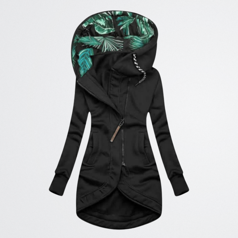 Aysha - Pálma mintás cipzáras kabát