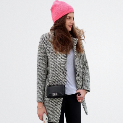 Adira - Városi Chic Tweed Kabát