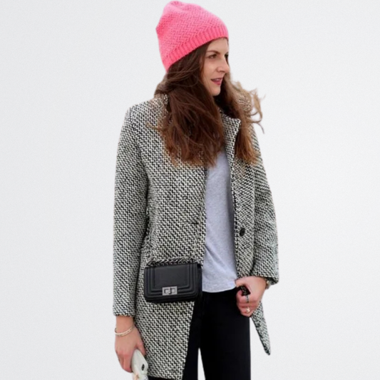 Adira - Városi Chic Tweed Kabát