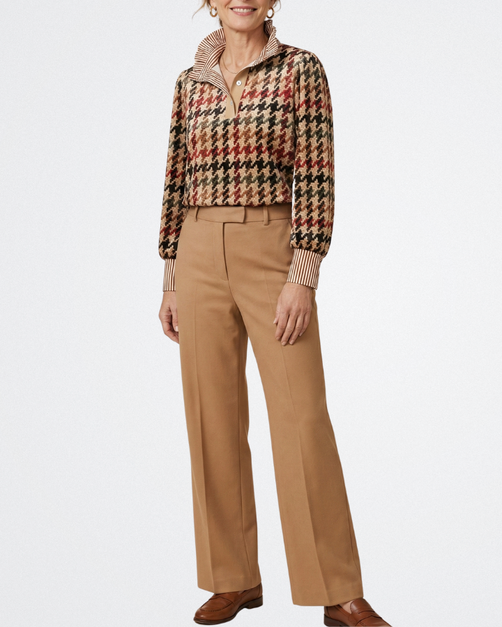 Miranda - Vintage Galléros Pulóver