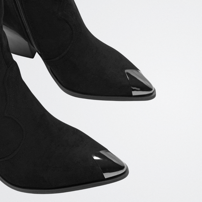 Viviana - Fekete őszi csizmák