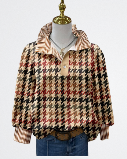 Miranda - Vintage Galléros Pulóver