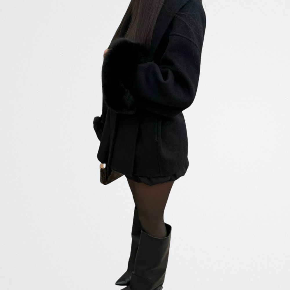 Sybelle - Rövid kabát övvel