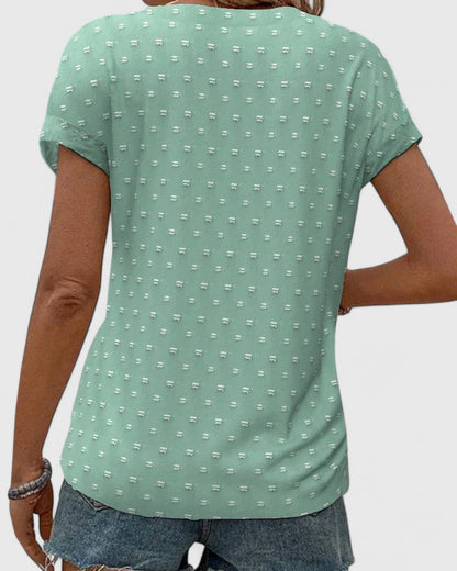 Miles | Kényelmes V-nyakú póló