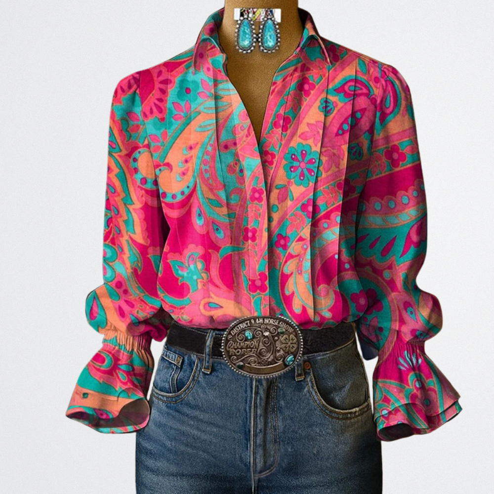 Miranda - Retró Kavarás Blúz