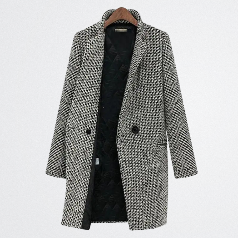 Adira - Városi Chic Tweed Kabát
