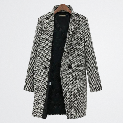 Adira - Városi Chic Tweed Kabát