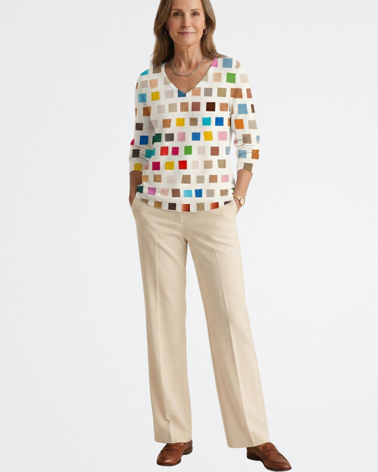 Tessa - Modern Mozaik Pulóver