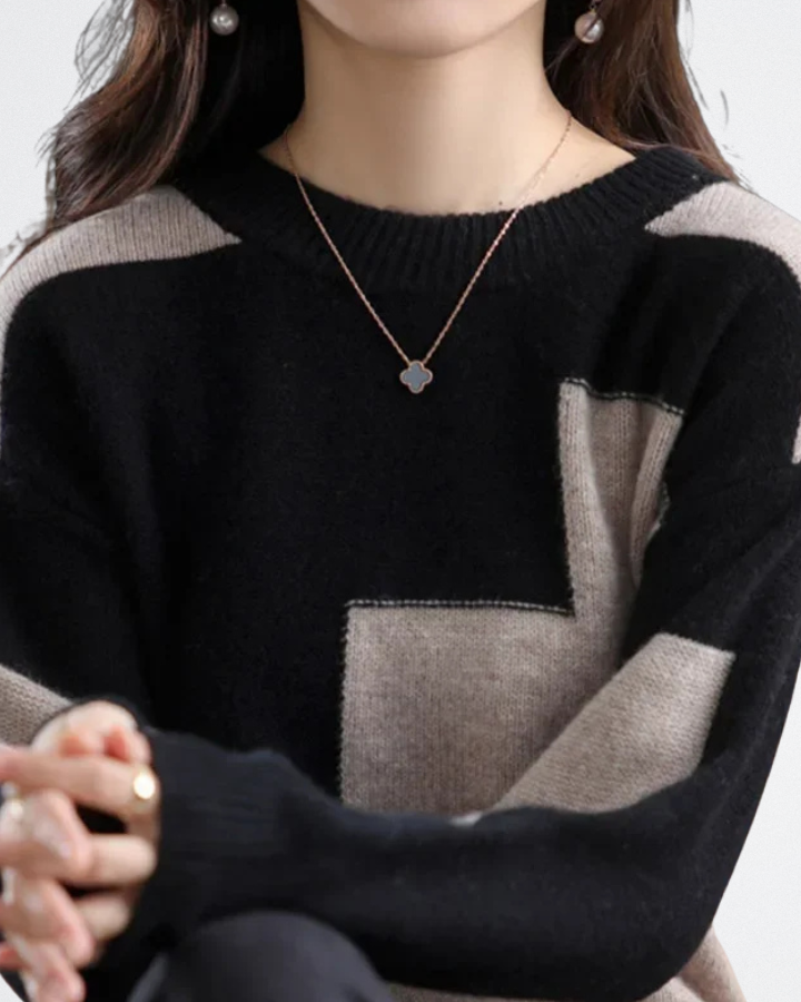 Elyse - Városi Kötött Pulóver