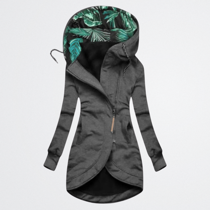 Aysha - Pálma mintás cipzáras kabát