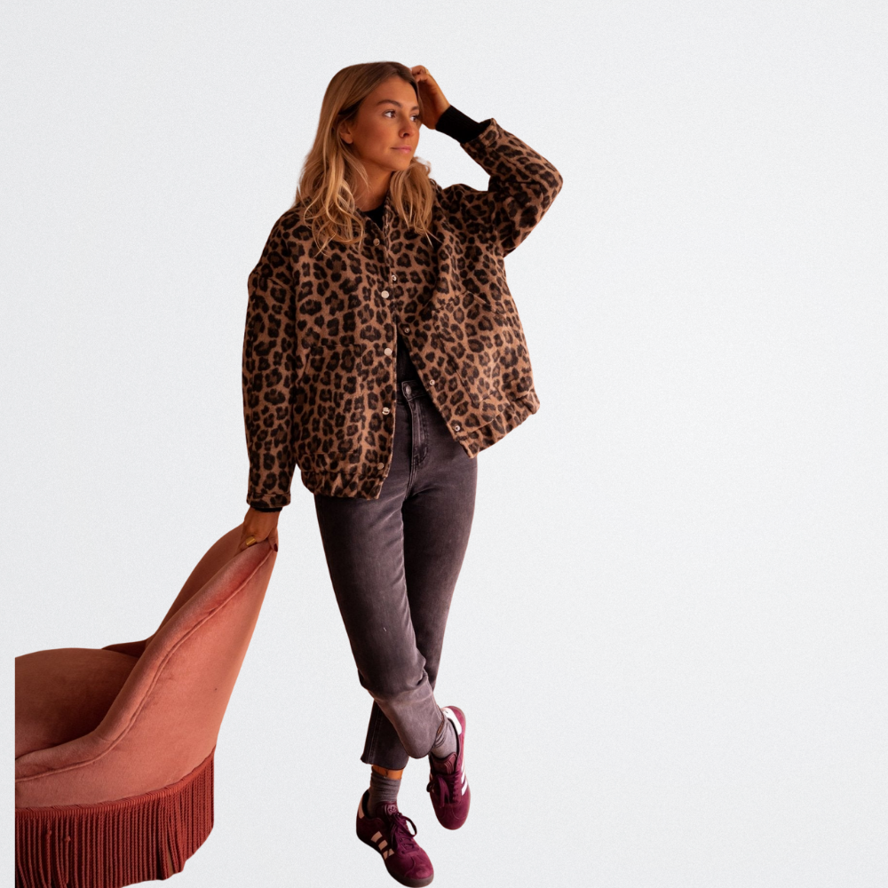 Brielle - Kényelmes leopárd dzseki