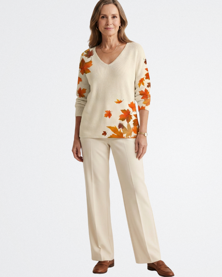 Annabelle - Aranyló Ősz Pulóver