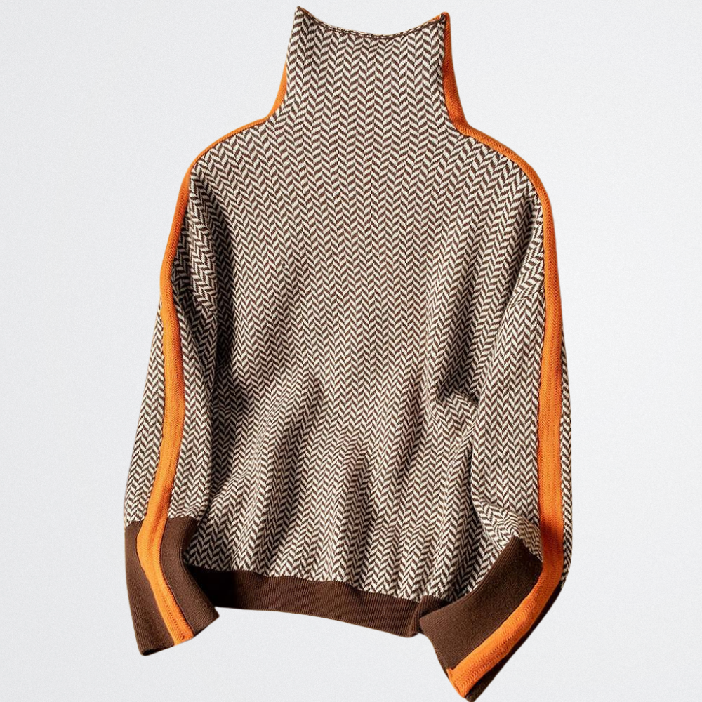 Carmeline - Strukturált kötött pulóver