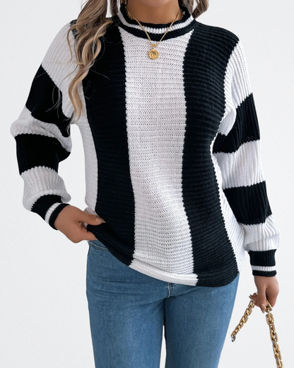 Veronica – Városi Csíkos Hármas Pulóver