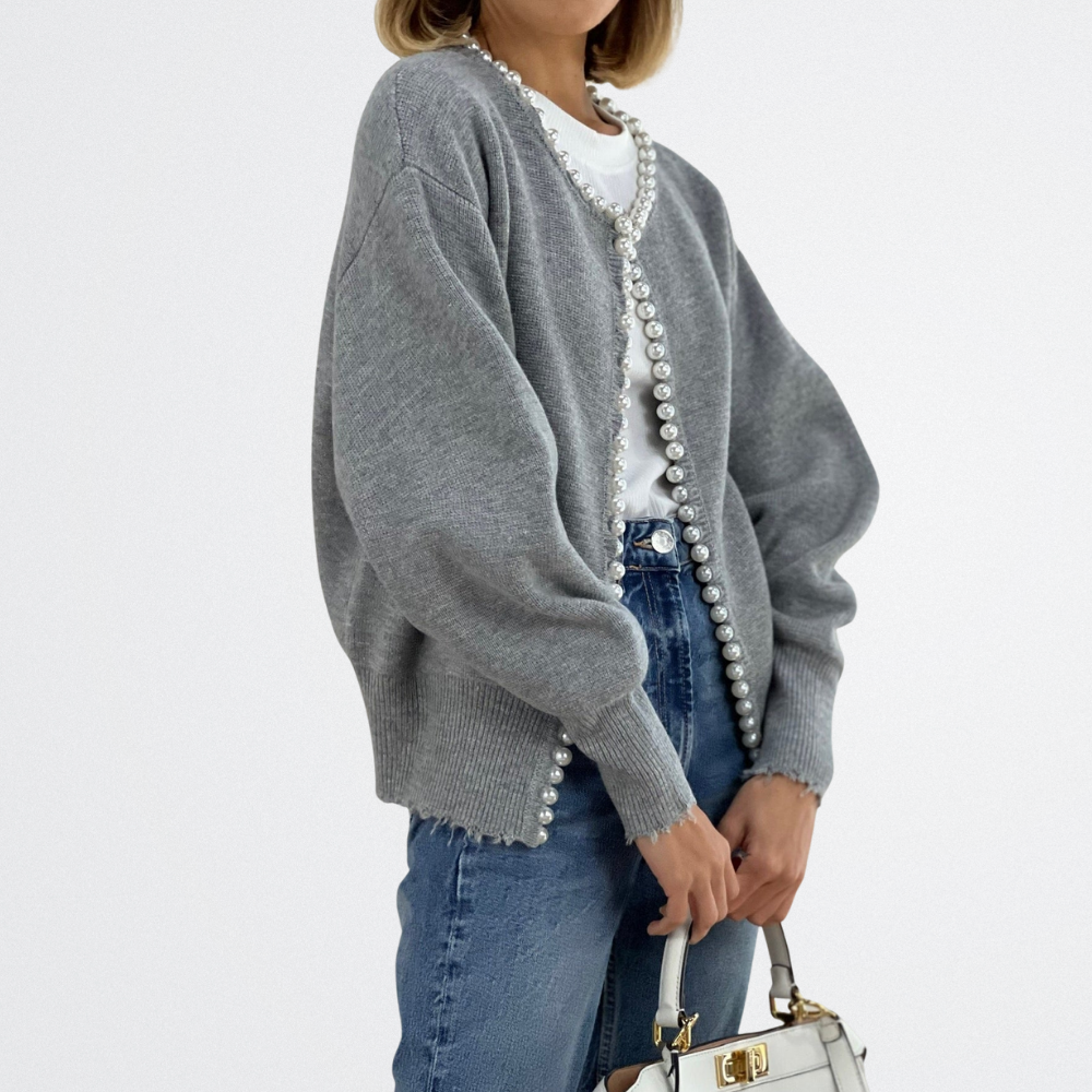 Lucille - Klasszikus Gyöngy Kardigán