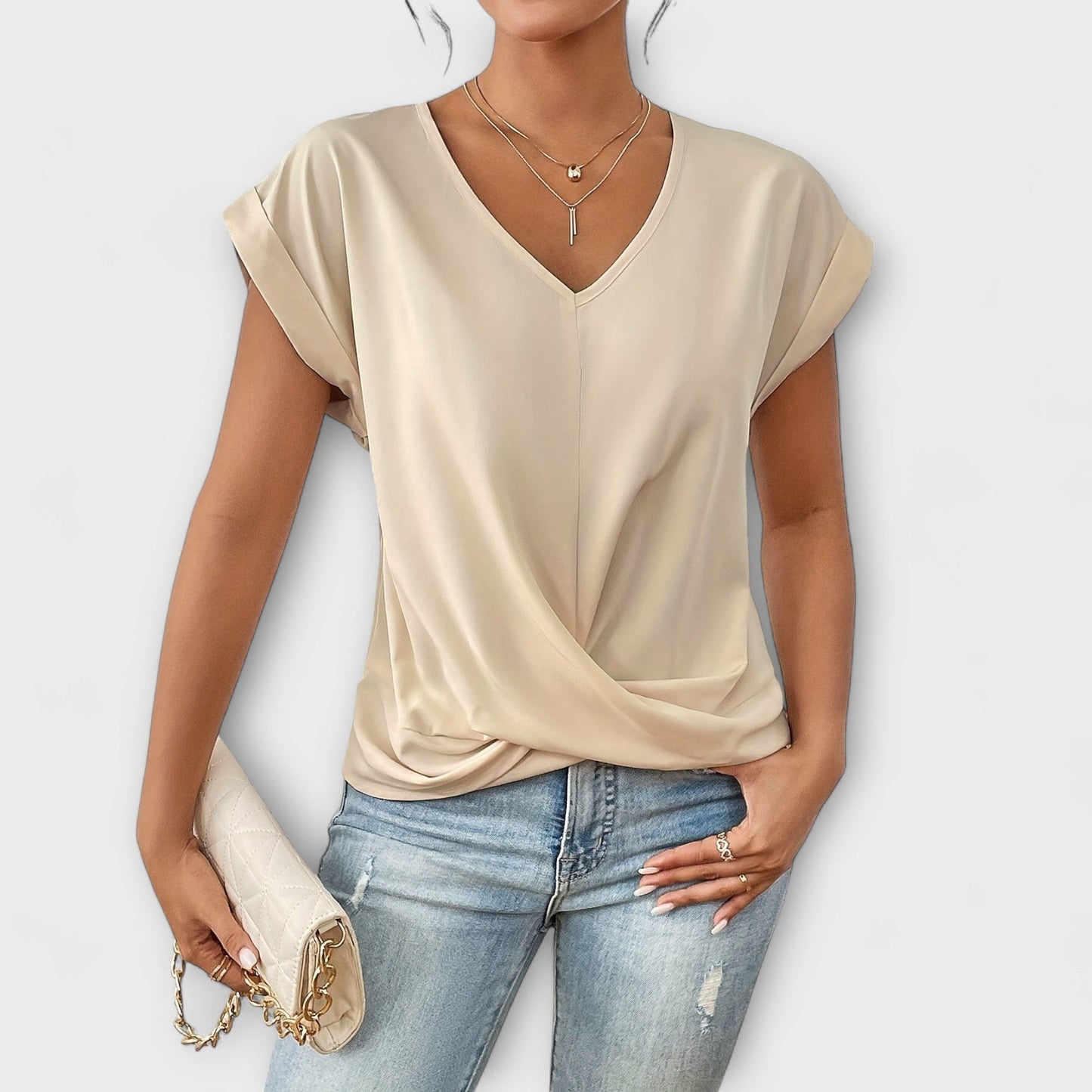 Carlinda | Elegáns V-nyakú top