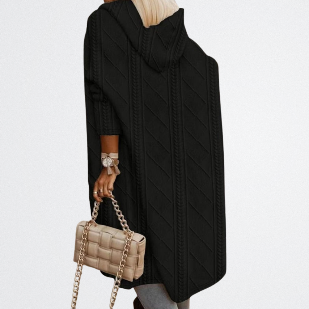 Sierra - Steppelt kötött drapéria kardigán