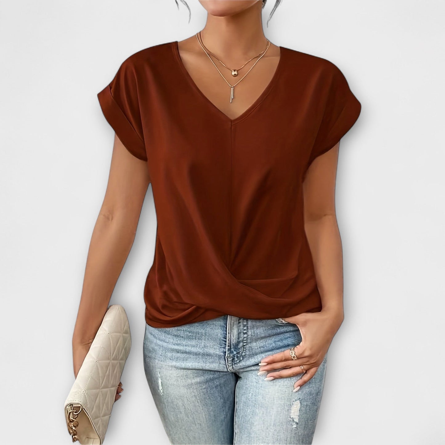 Carlinda | Elegáns V-nyakú top