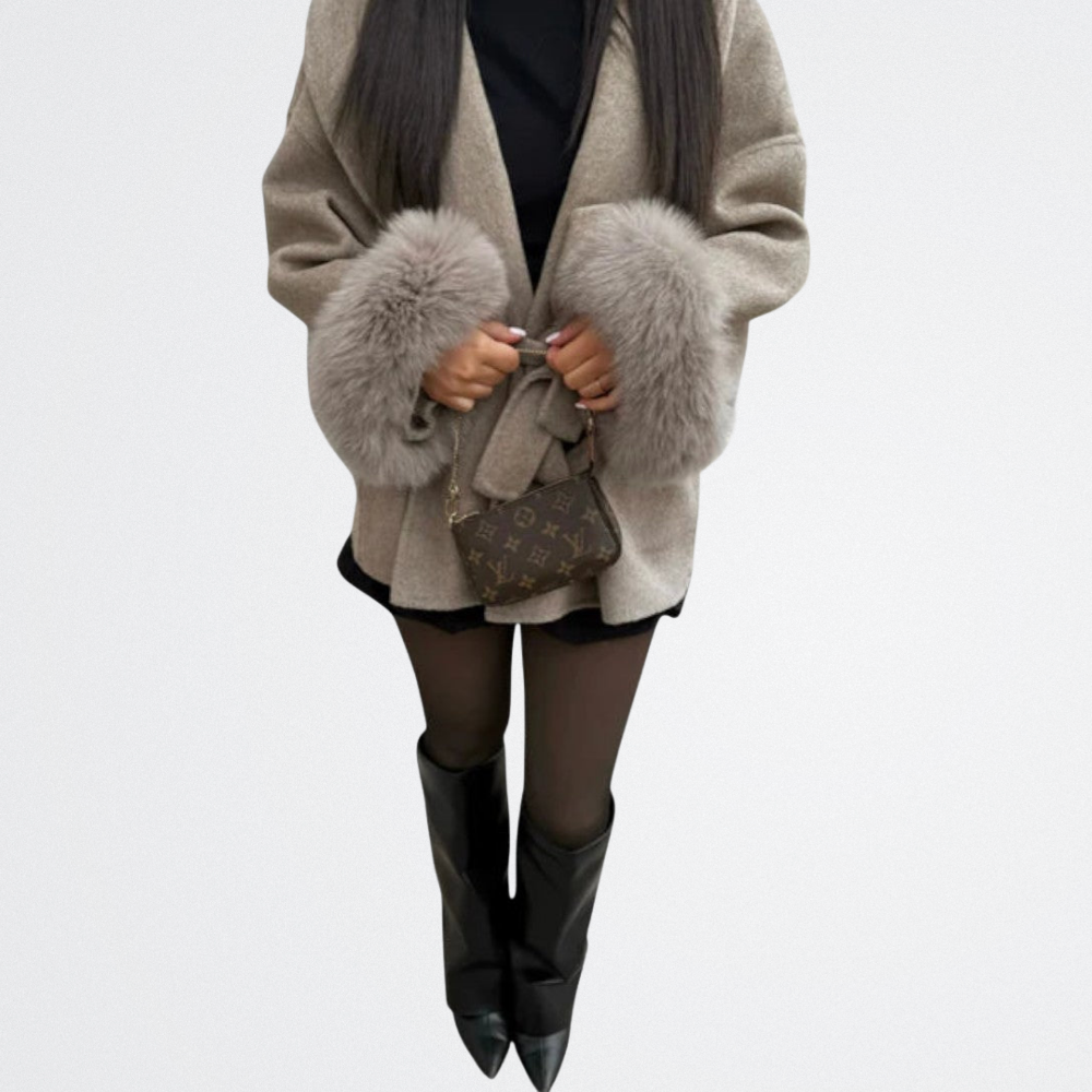 Sybelle - Rövid kabát övvel