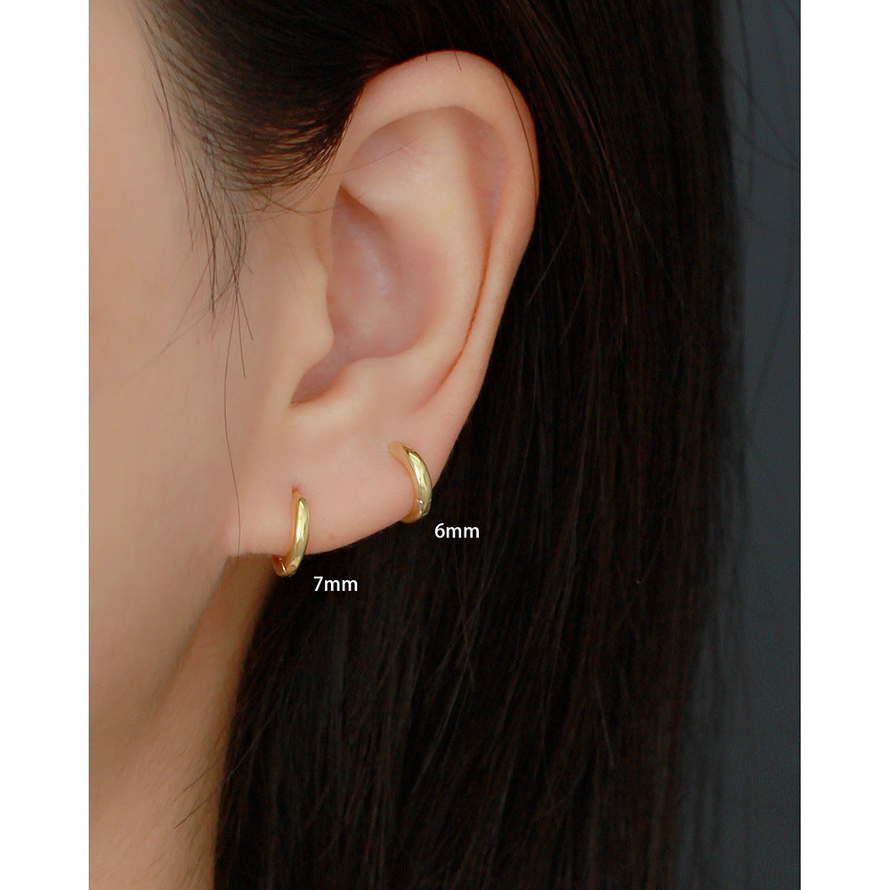 Hoop Huggie Fülbevalók Különböző Méretekben – Mabel