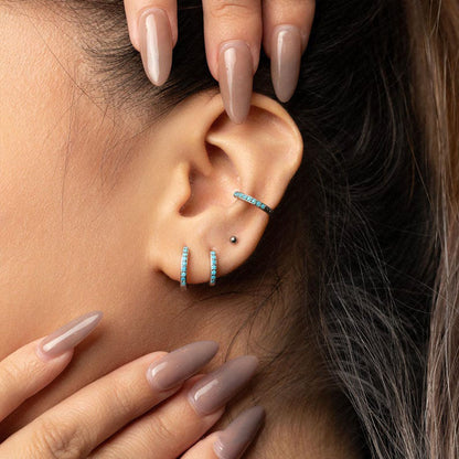 Sleford - Türkiz Fülbevalók