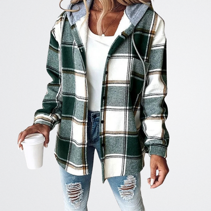 Elysia - Kényelmes Kockás Dzseki