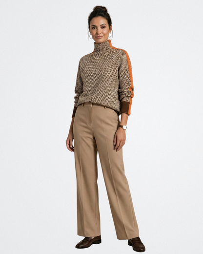 Carmeline - Strukturált kötött pulóver