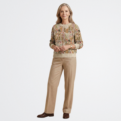 Jena - Színes Vintage Pulóver