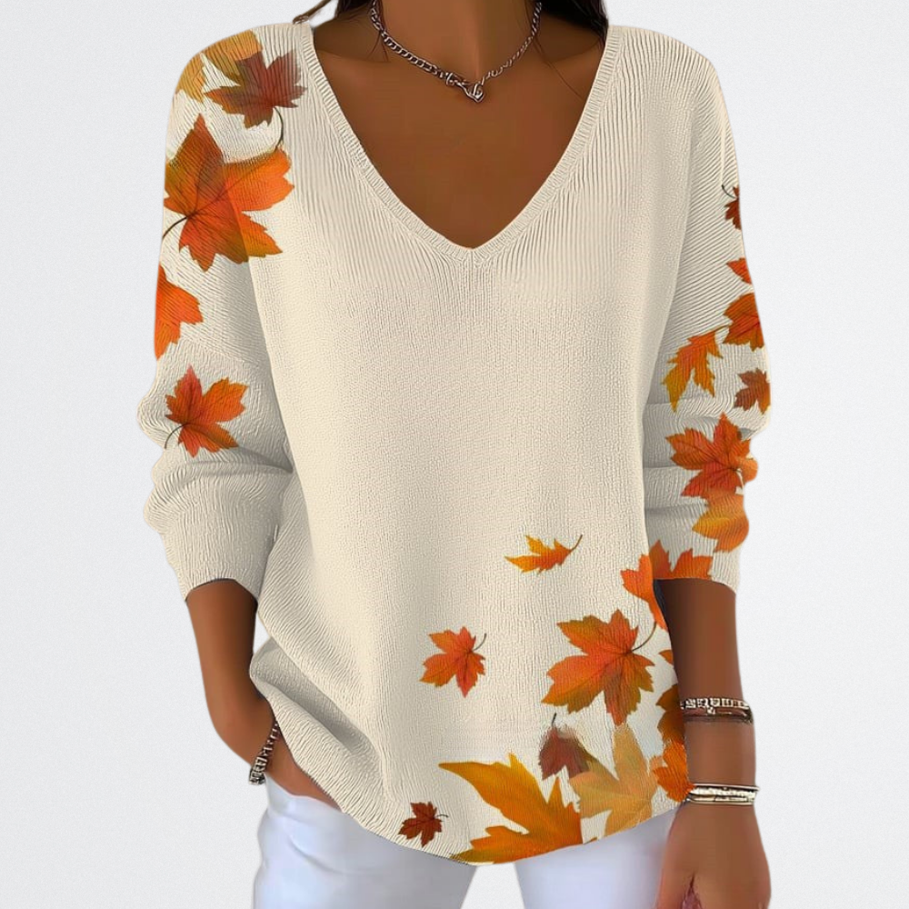 Annabelle - Aranyló Ősz Pulóver