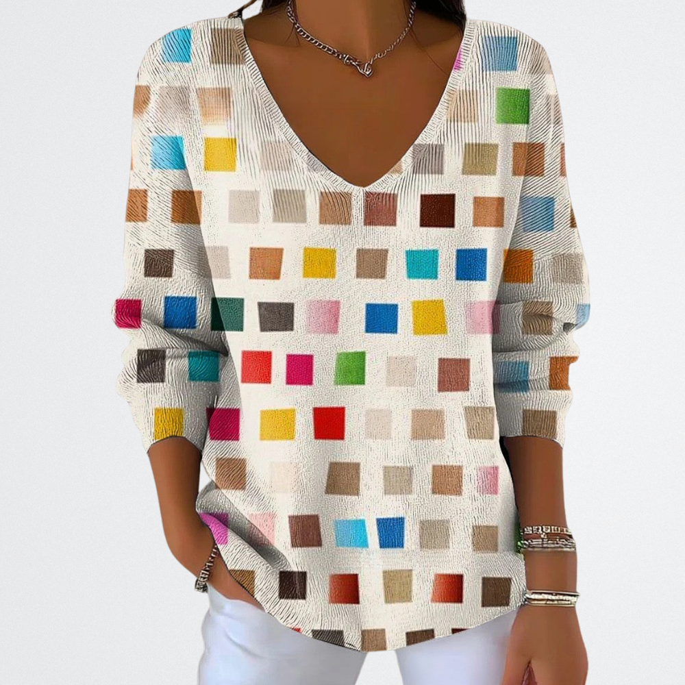 Tessa - Modern Mozaik Pulóver