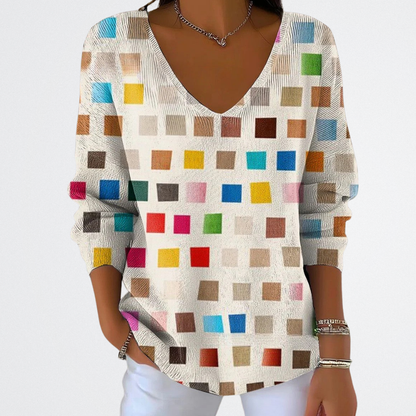 Tessa - Modern Mozaik Pulóver