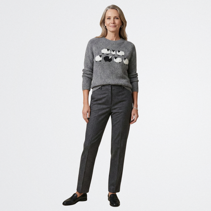 Chloe - Színes Vintage Pulóver