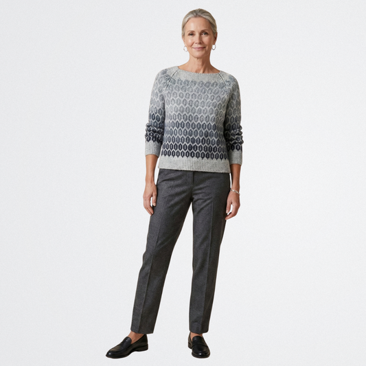 Sanya - Színes Vintage Pulóver