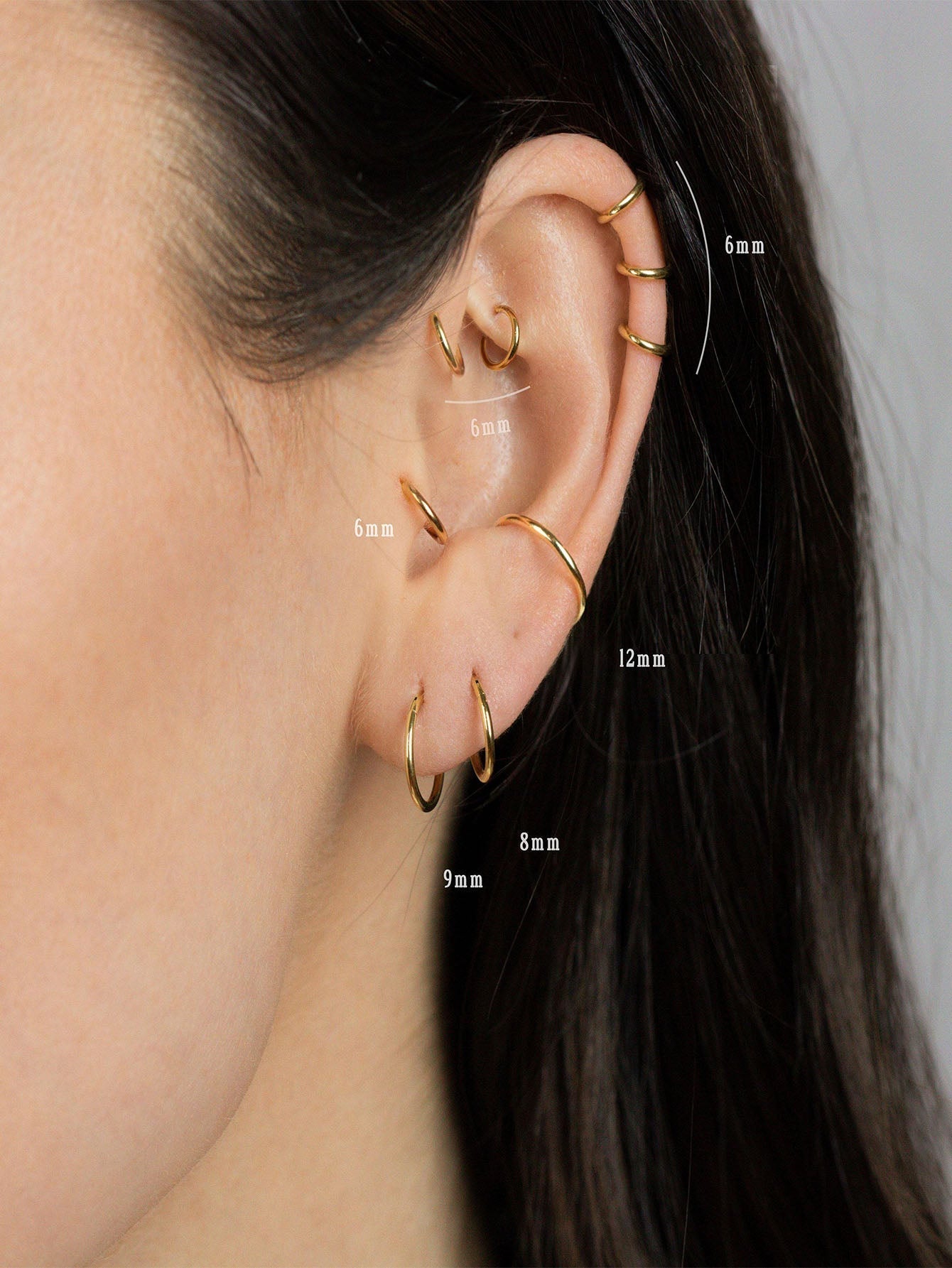 Vízálló Kerek Fülbevaló vagy Orrgyűrű – Lysle