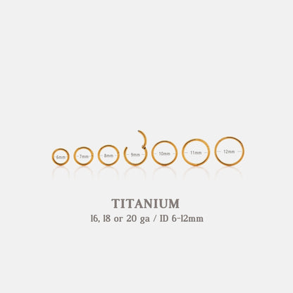 Vízálló Kerek Fülbevaló vagy Orrgyűrű – Lysle