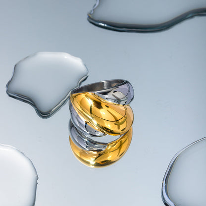 Harewell - Stílusos Geometrikus Arany Gyűrűk