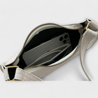 Olivia - Fényes bőr kézitáska